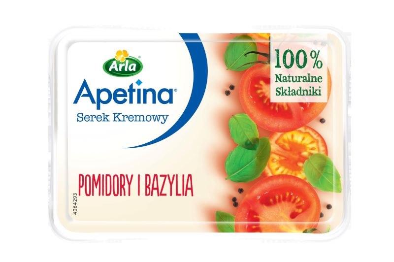 ARLA APETINA SERKI KREMOWE 125g/12 POMIDOR/BAZYLIA