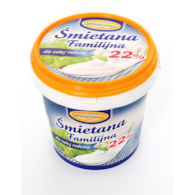 WŁOSZCZOWA ŚMIETANA 1L 22% (6) wiaderko