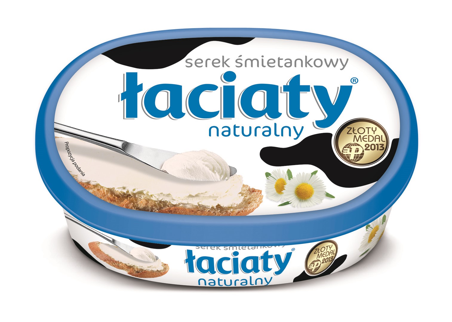 ŁACIATE SEREK TWAROGOWY NATURALNY 135g/12