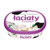 ŁACIATE SEREK TWAROGOWY CZOSNEK 135g/12