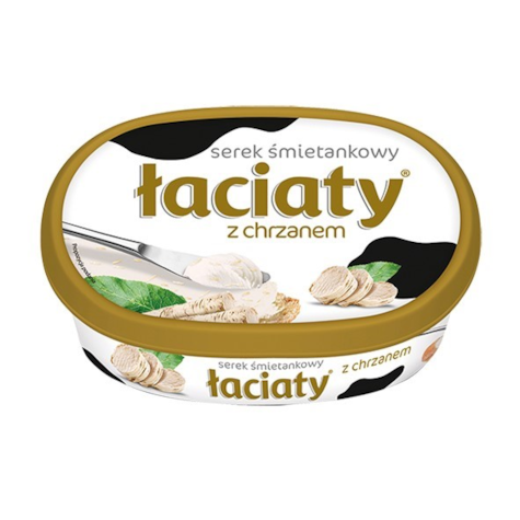 ŁACIATE SEREK TWAROGOWY CHRZAN 135g/12