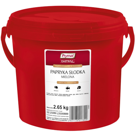 PRYMAT PAPRYKA SŁODKA 2,65kg wiadro