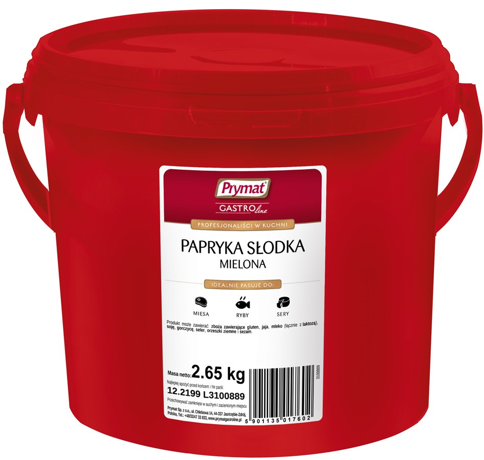 PRYMAT PAPRYKA SŁODKA 2,65kg