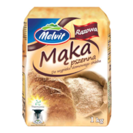 MELVIT MĄKA PSZENNA RAZOWA 1kg/10 typ 1850