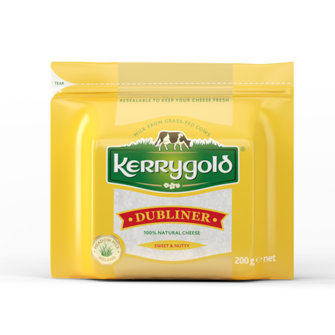KERRYGOLD CHEDDAR PORCJE DUBLINER 200g/12