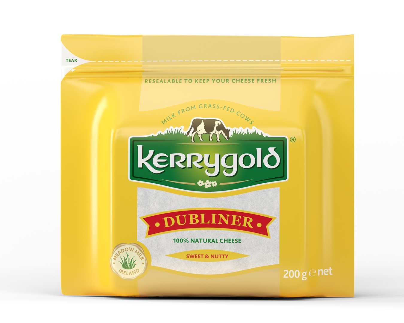 KERRYGOLD CHEDDAR PORCJE DUBLINER 200g/12