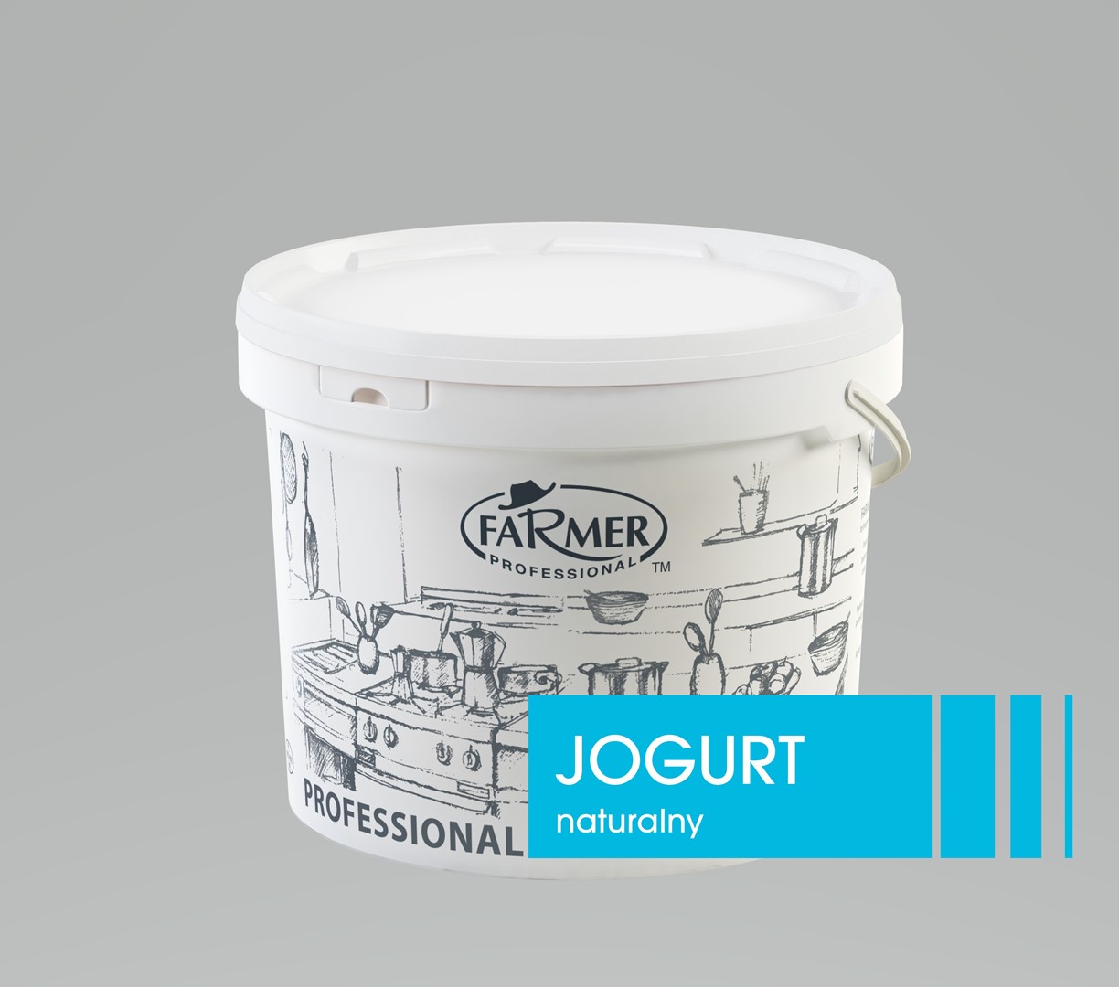 FARMER JOGURT 5kg 2,7% NATURALNY