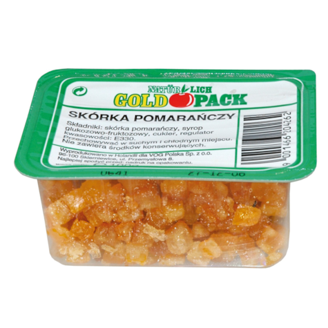 GOLDPACK SKÓRKA KANDYZOWANA POMARAŃCZA 100g/10