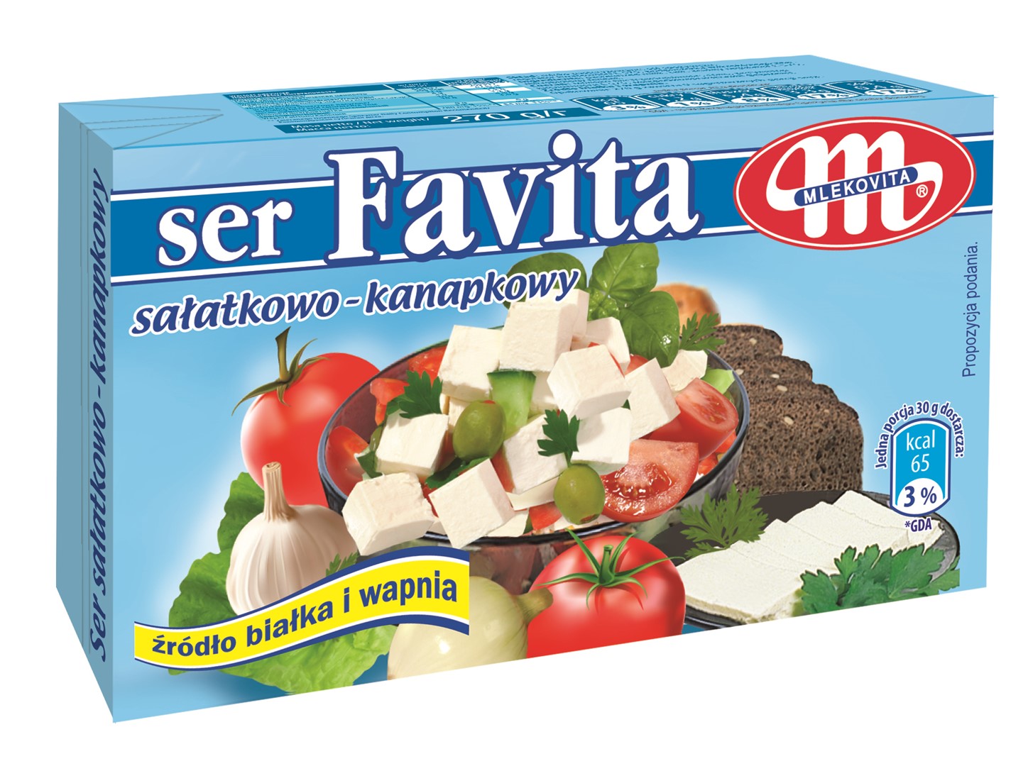 MLEKOVITA FAVITA 270g NIEBIESKA 18% (6)