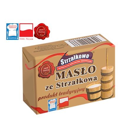 STRZAŁKOWO MASŁO TRADYCYJNE 250g/70