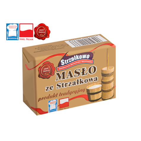 STRZAŁKOWO MASŁO TRADYCYJNE 250g/70