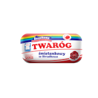 STRZAŁKOWO TWARÓG ŚMIETANKOWY zawijak ok. 0,35kg