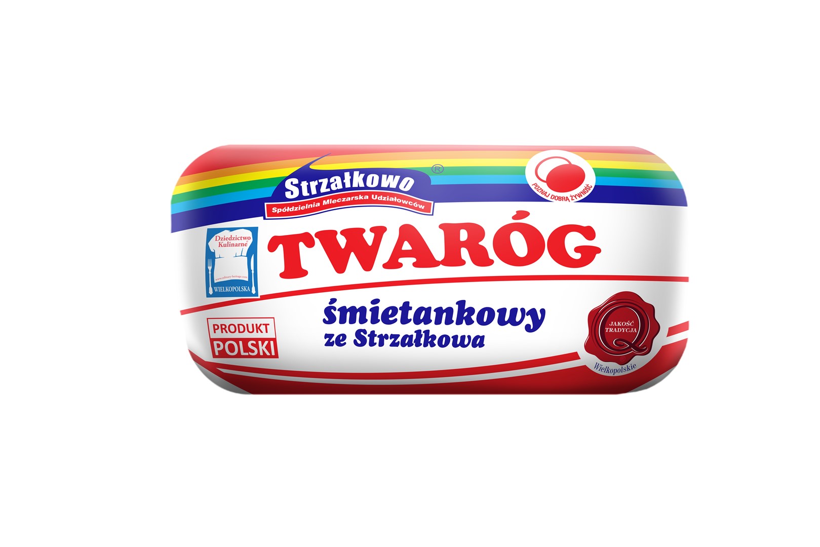 STRZAŁKOWO TWARÓG ŚMIETANKOWY zawijak ok. 0,35kg