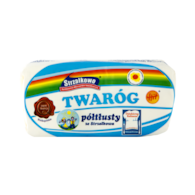 STRZAŁKOWO TWARÓG PÓŁTŁUSTY krajanka ok. 0,80kg