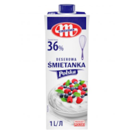 MLEKOVITA ŚMIETANKA 1L 36% UHT POLSKA (12)