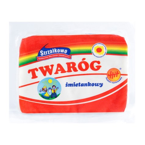 STRZAŁKOWO TWARÓG ŚMIETANKOWY próżnia 250g/40