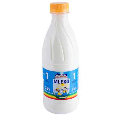 STRZAŁKOWO MLEKO 1L 2% (6) butelka