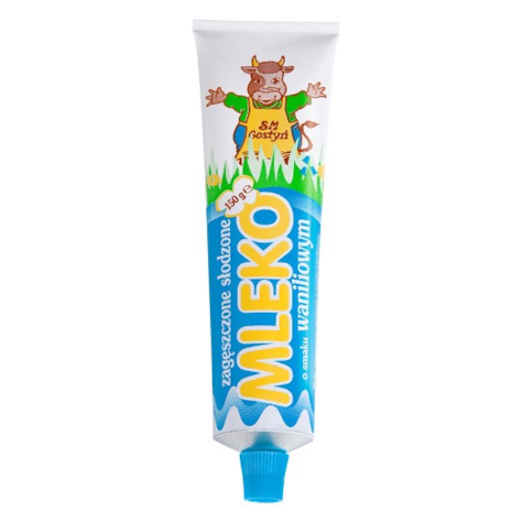 GOSTYŃ MLEKO TUBA WANILIOWE 150g/20 niebieskie
