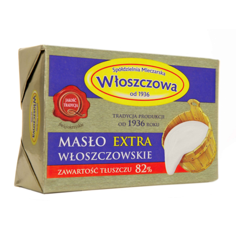 WŁOSZCZOWA MASŁO EXTRA 82% 200g/8