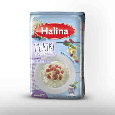 HALINA PŁATKI RYŻOWE BŁYSKAWICZNE 400g/10