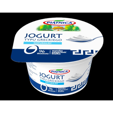 PIĄTNICA JOGURT 150g GRECKI 0% NATURALNY (12)