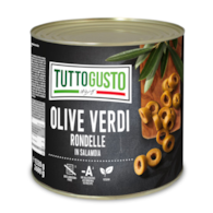 HUGLI OLIWKI ZIELONE KROJONE W ZALE 2,6kg/1,32kg/6