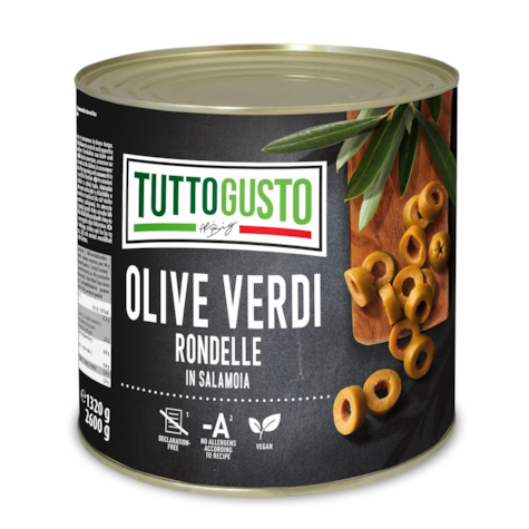 HUGLI OLIWKI ZIELONE KROJONE W ZALE 2,6kg/1,32kg/6