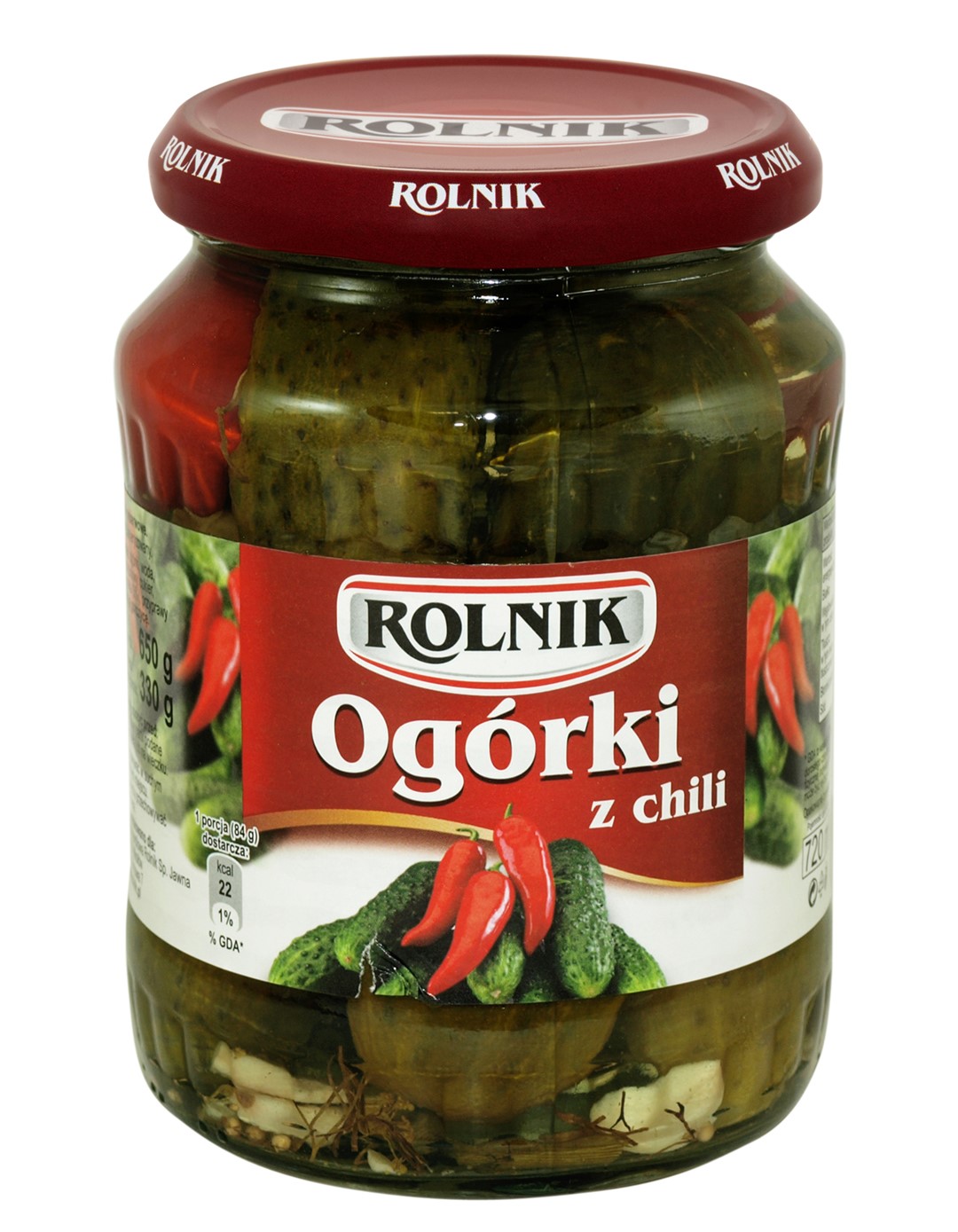 ROLNIK OGÓRKI Z CHILI 720g/330g (6)