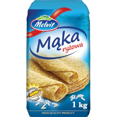 MELVIT MĄKA RYŻOWA 1kg/10
