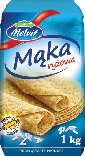 MELVIT MĄKA RYŻOWA 1kg/10